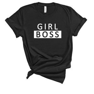 "Girl Boss" Black T-Shirt